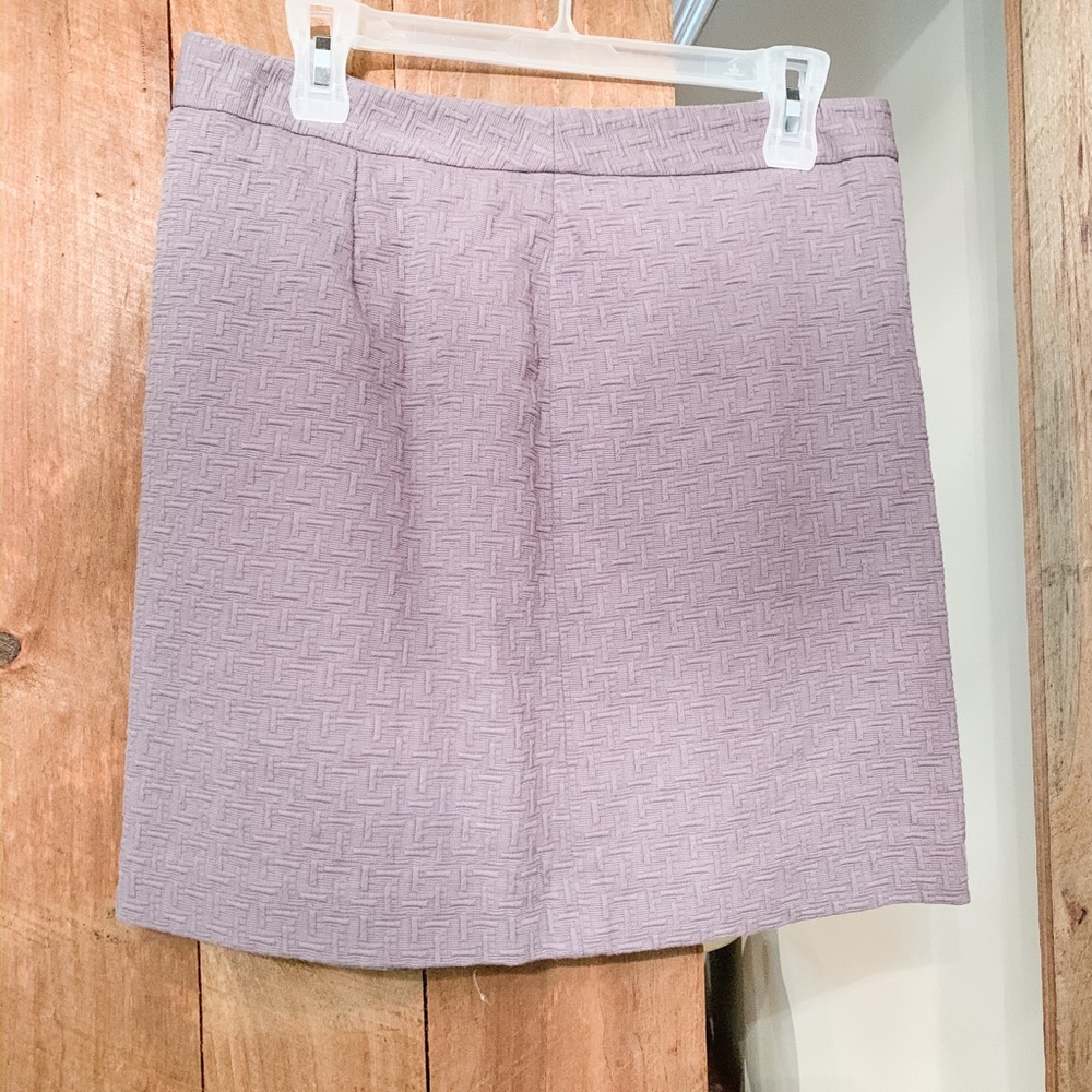 Loft cotton textured career skirt size 6
